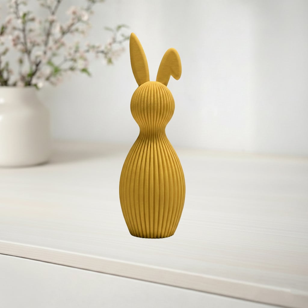 Minimalistische "oortje" Paashaas