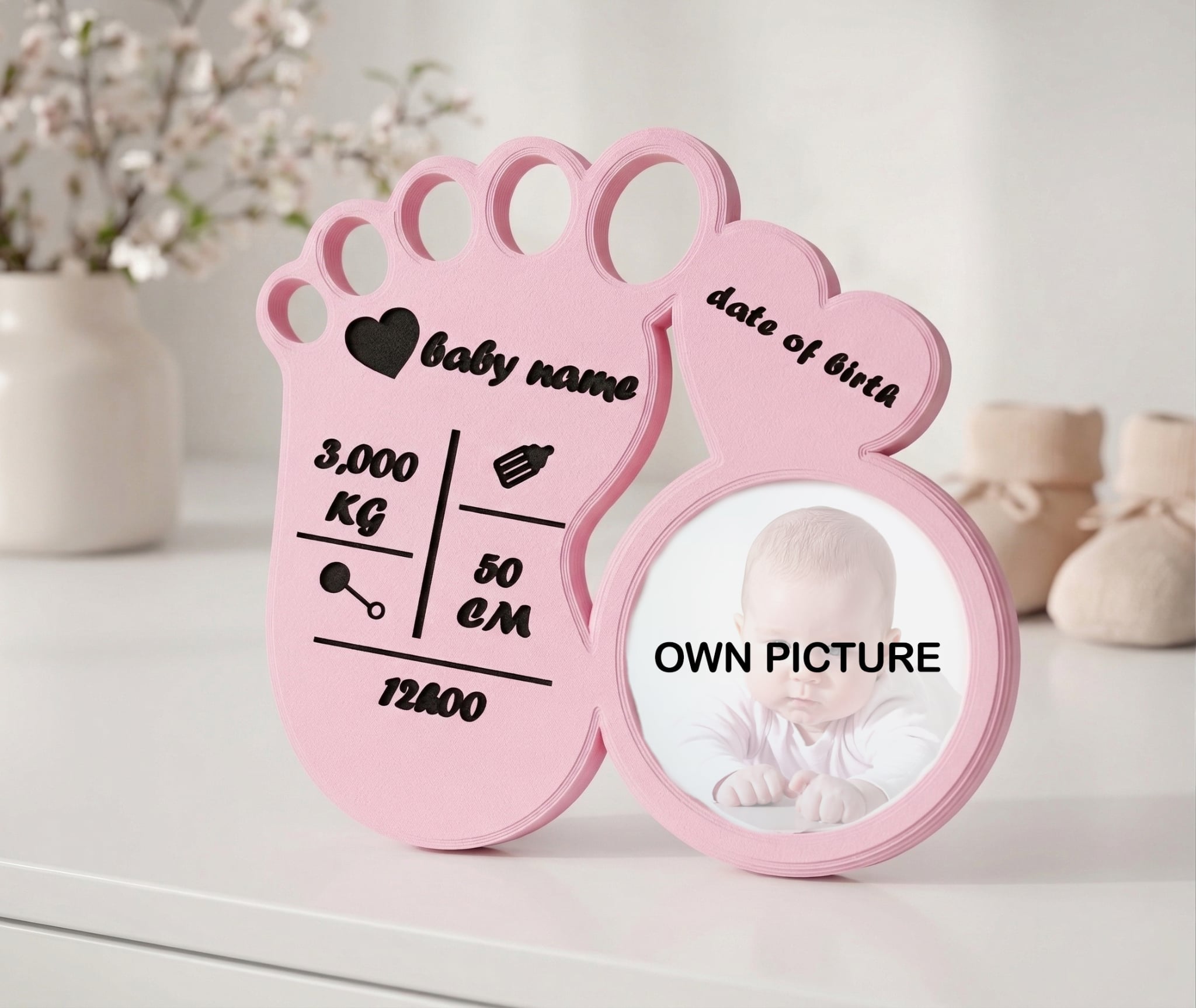 Gepersonaliseerde Baby Geboortevoet