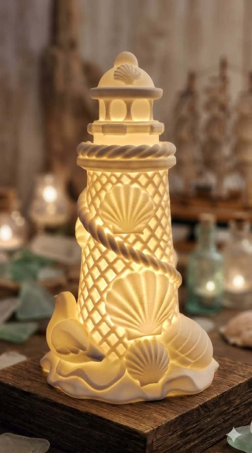 Betoverende Vuurtoren LED Lamp