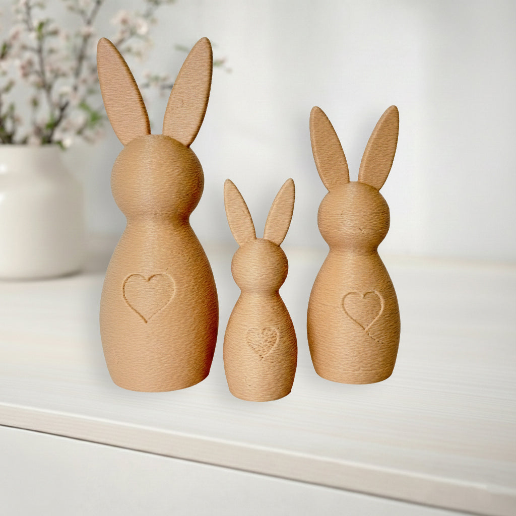 Set van 3 Paasbunnies