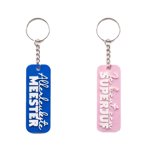 Allerleukste Juf & Meester Sleutelhanger