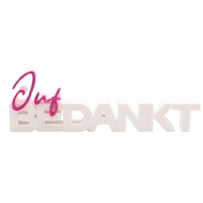 Bedankt Juf
