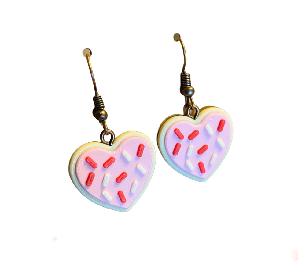 Hartjes Oorbellen met Spikkels